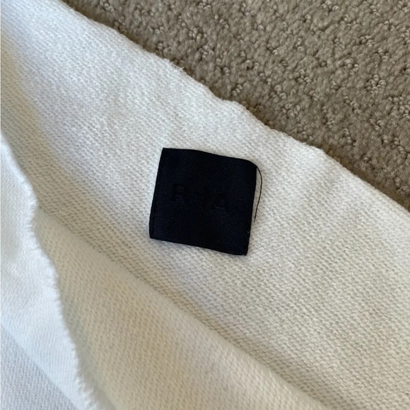 RtA womens white sweatshirt one sleeve ($325 MSRP) - Picture 2 of 4